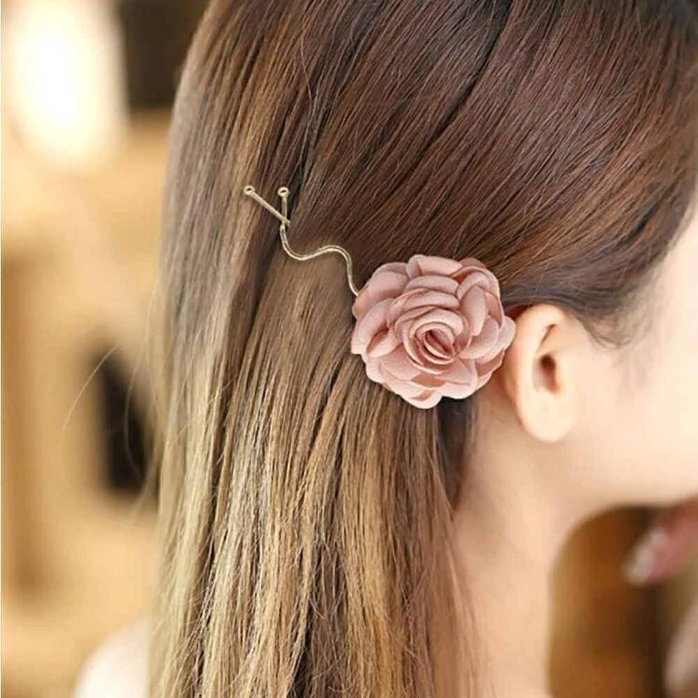 Boho flower hair clips S755